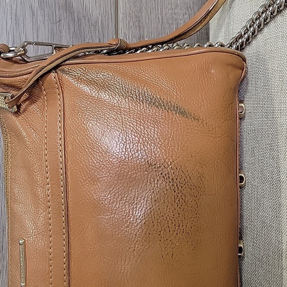 Rebecca Minkoff Brown Leather Crossbody Shoulder Bag - Picture 6 of 16